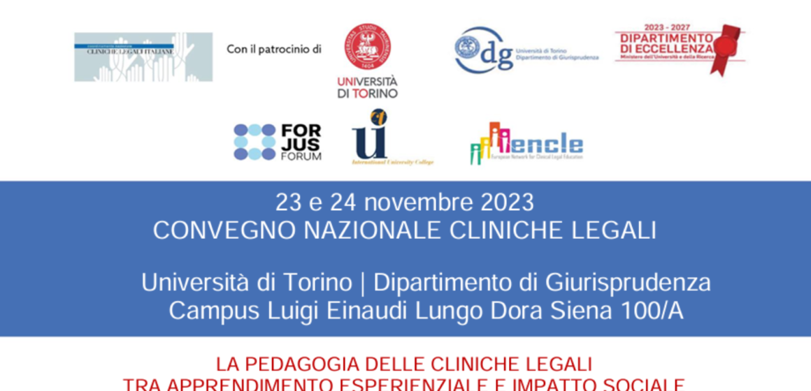 Convegno Nazionale: La pedagogia delle cliniche legali tra apprendimento esperienziale e impatto sociale