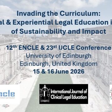 12th ENCLE & 23rd IJCLE Conference – 15-16 June 2026 – Edingburgh (UK)