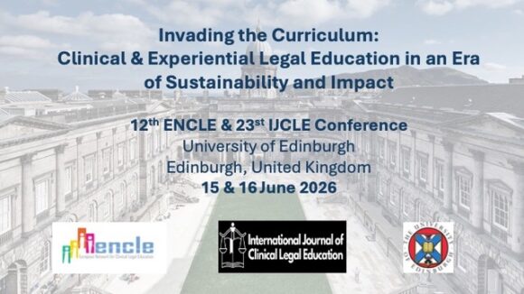 12th ENCLE & 23rd IJCLE Conference – 15-16 June 2026 – Edingburgh (UK)